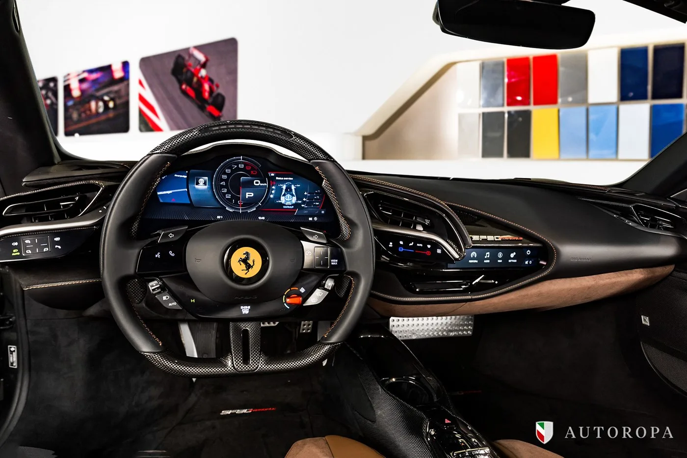 2024 Ferrari SF90 Stradale Assetto Fiorano proposée par un concessionnaire agréé Ferrari et Maserati à Arlöv, Suède, photo 7 sur 10