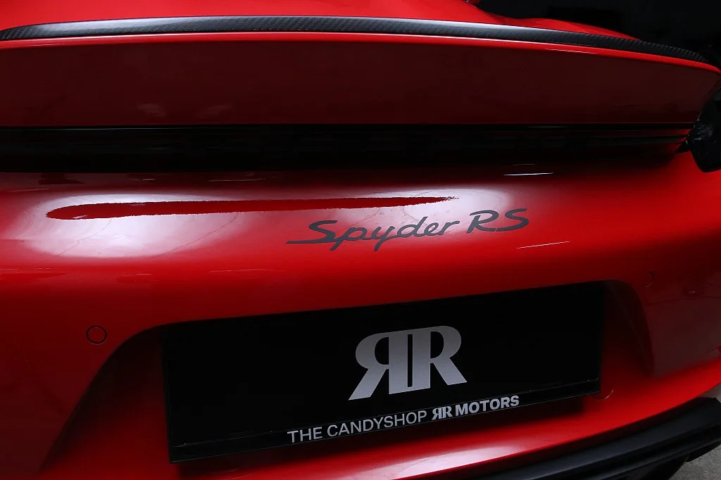 2024 Porsche 718 Spyder RS Weissach package offered by a specialist dealer in Unterweitersdorf, Austria, photo 8 of 15