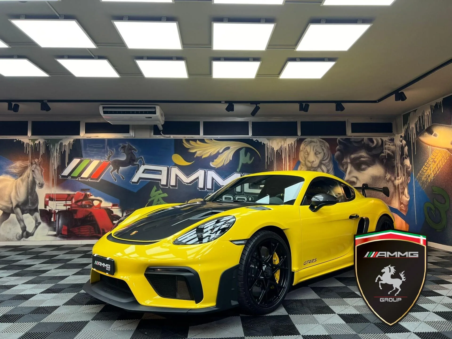 2024 Porsche 718 Cayman GT4 RS Weissach offered by a specialist dealer in Calenzano, Italy, main photo