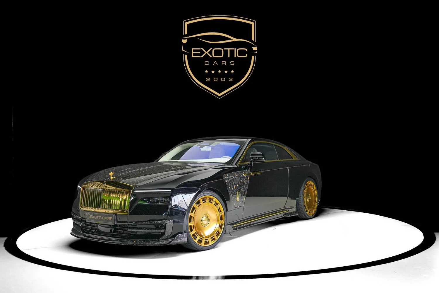 2024 Rolls-Royce Spectre by Mansory Linea d'Oro proposée par un concessionnaire spécialisé à Dubaï, Émirats arabes unis, photo principale