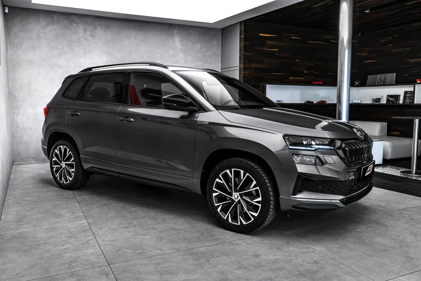 2024 Škoda Karoq Sportline offered by a specialist dealer in Ostrava, Czechia, photo 4 of 23