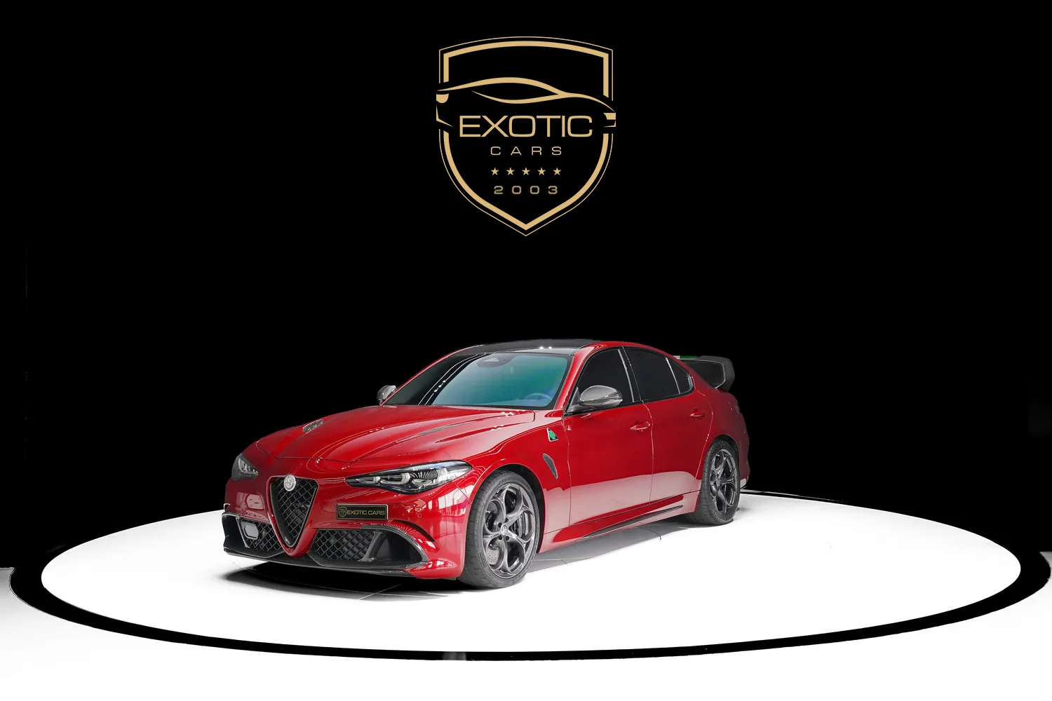 2025 Alfa Romeo Giulia Quadrifoglio Super Sport offered by a specialist dealer in Dubai, United Arab Emirates, main photo