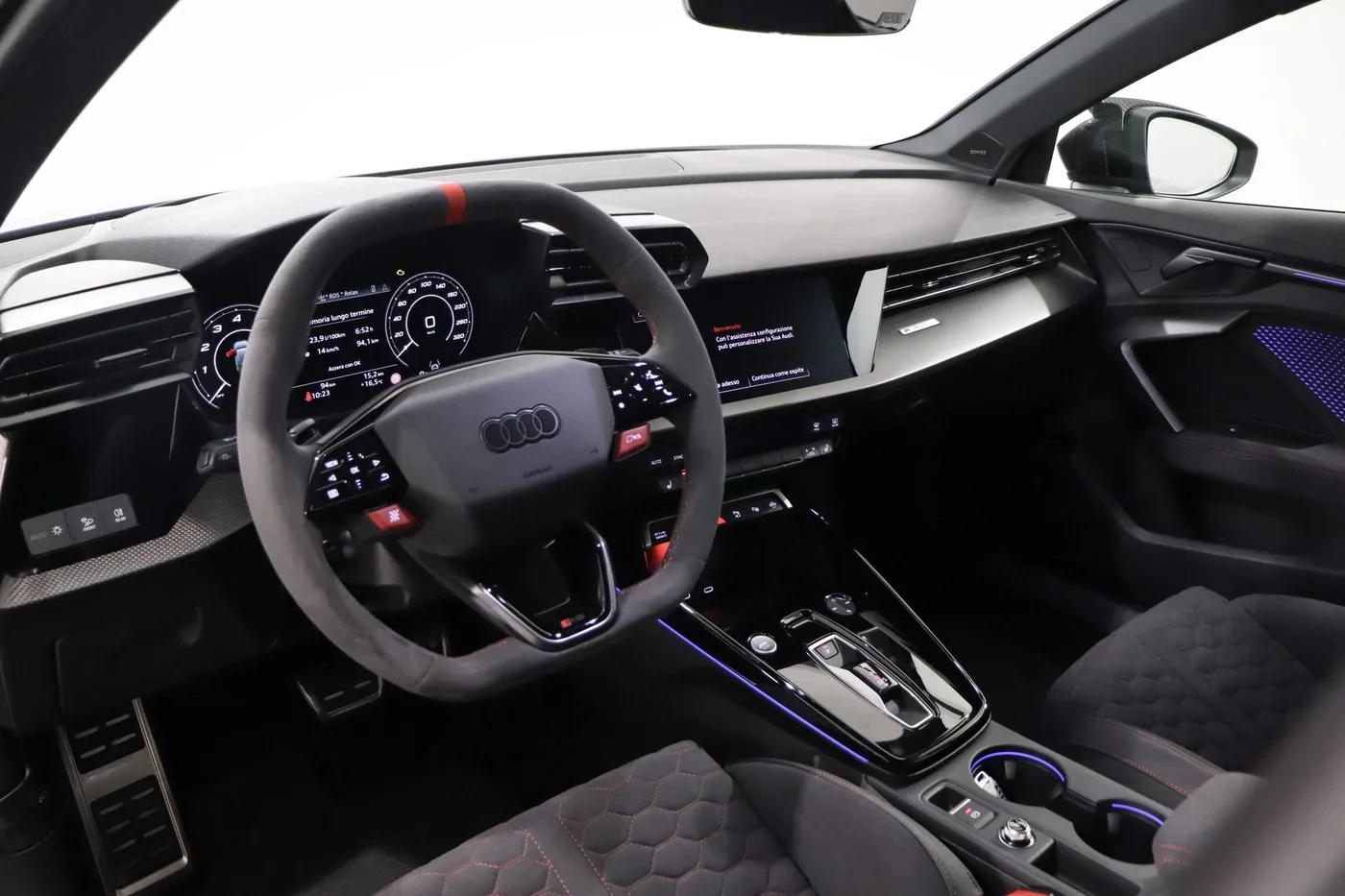 2025 Audi RS3 Sportback offered by a supercar dealer in Zibido San Giacomo, Italy, photo 8 of 25