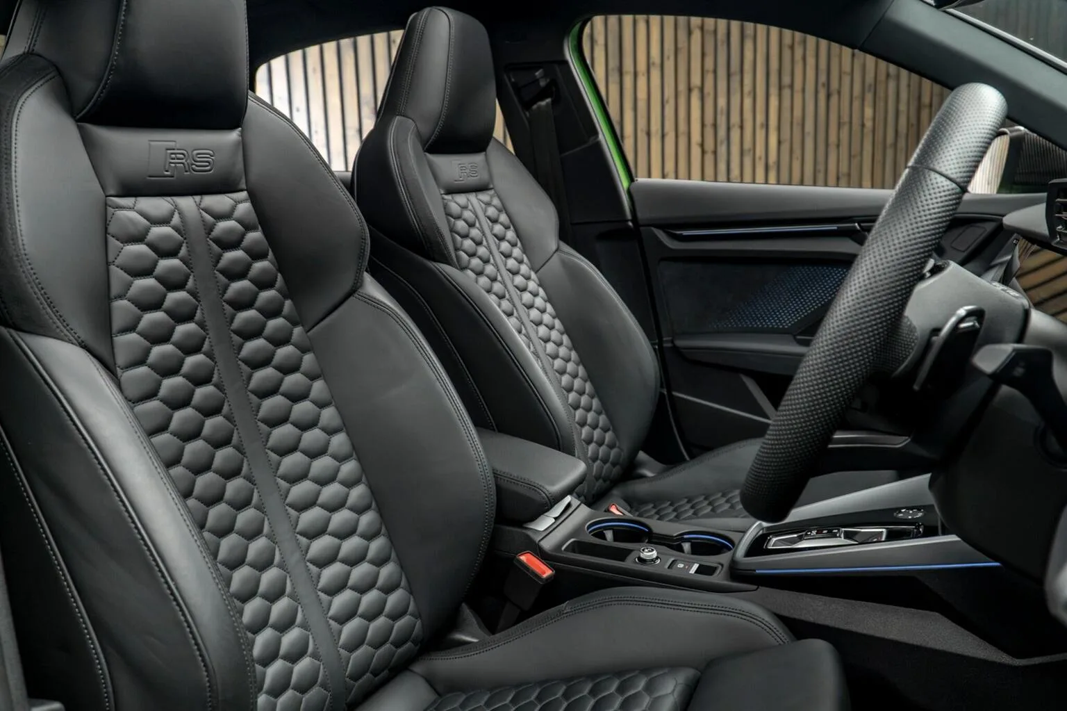 2025 Audi RS3 Sedan Carbon Black, 2/30