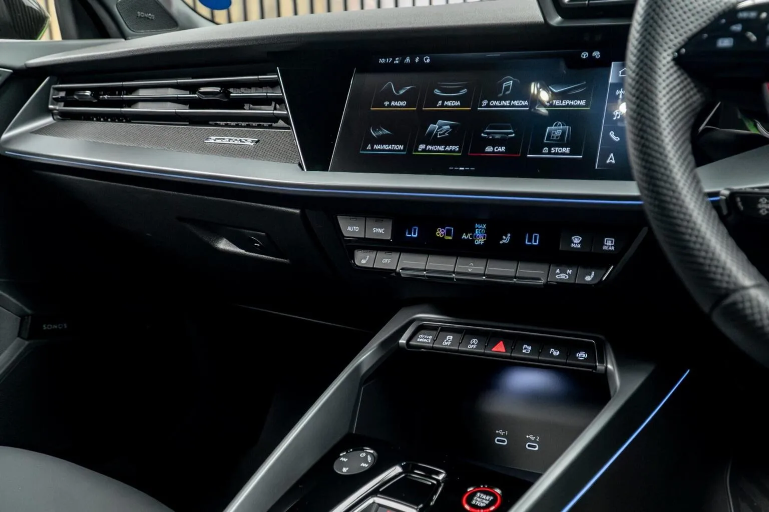 2025 Audi RS3 Sedan Carbon Black, 24/30
