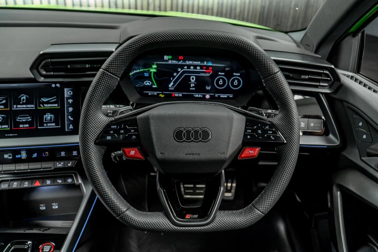 2025 Audi RS3 Sedan Carbon Black, 25/30