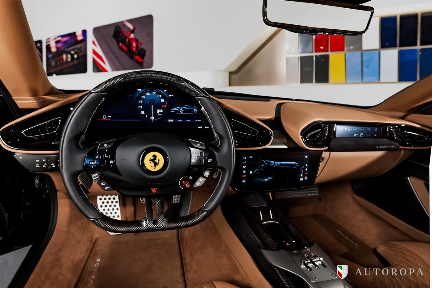 2025 Ferrari 12Cilindri angeboten von einem offiziellen Ferrari und Maserati-Vertragshändler in Stockholm, Schweden, Foto 7 von 10