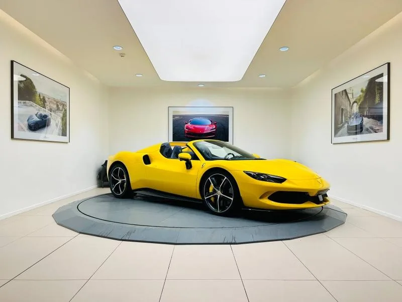 2025 Ferrari 296 GTS offered by a specialist dealer in Biarritz, France, main photo
