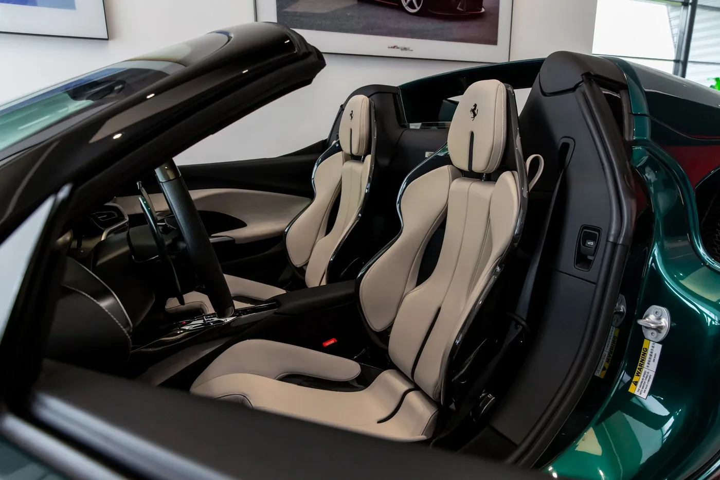 2025 Ferrari 296 GTS offered by a specialist dealer in Hengelo, Netherlands, photo 6 of 15