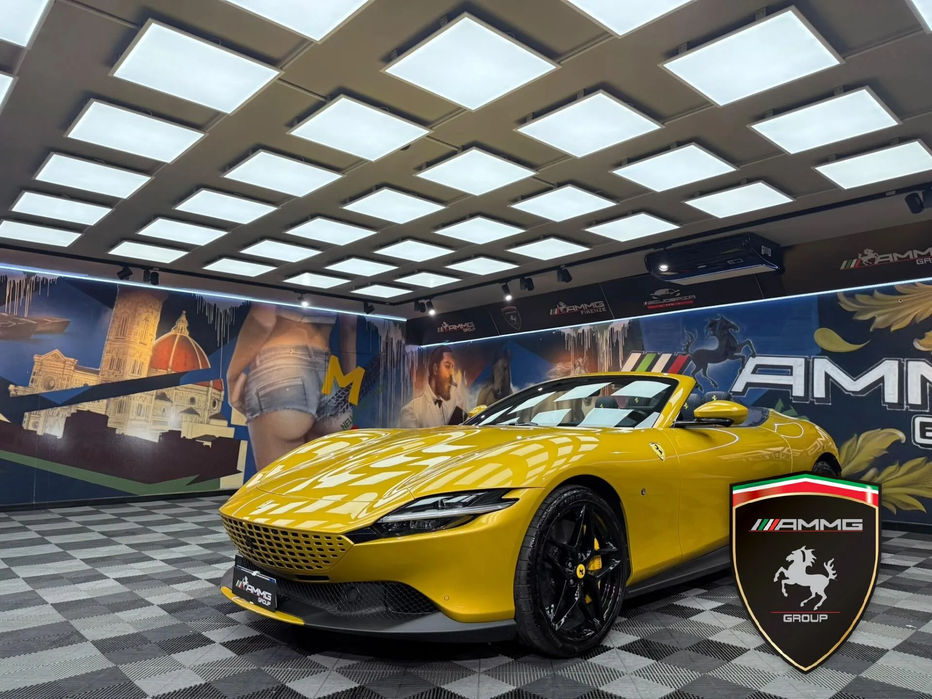 2025 Ferrari Roma Spider offered by a specialist dealer in Calenzano, Italy, main photo