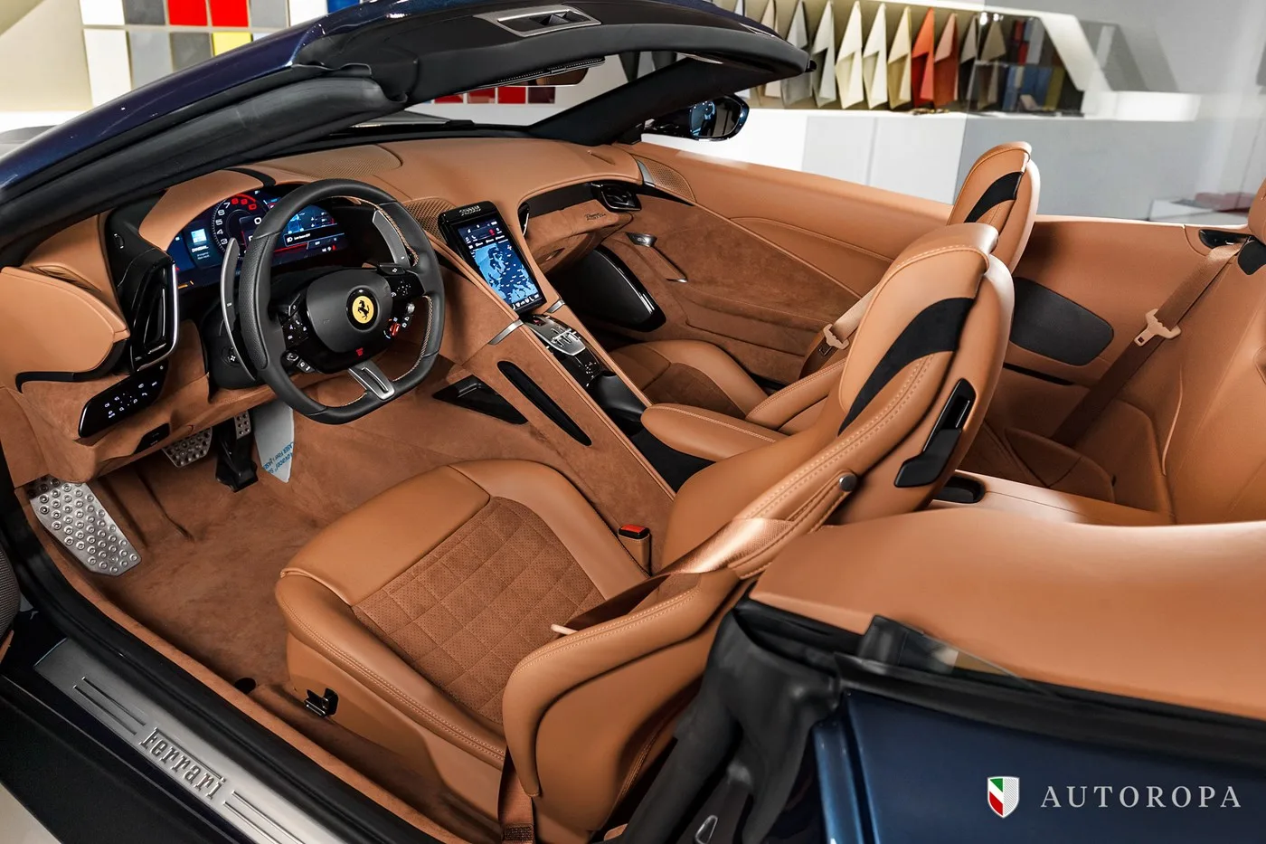 2025 Ferrari Roma Spider proposée par un concessionnaire agréé Ferrari et Maserati à Arlöv, Suède, photo 6 sur 10