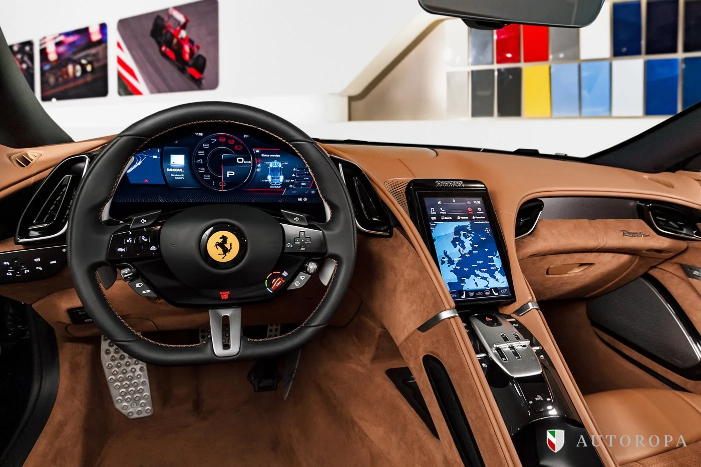 2025 Ferrari Roma Spider proposée par un concessionnaire agréé Ferrari et Maserati à Arlöv, Suède, photo 7 sur 10