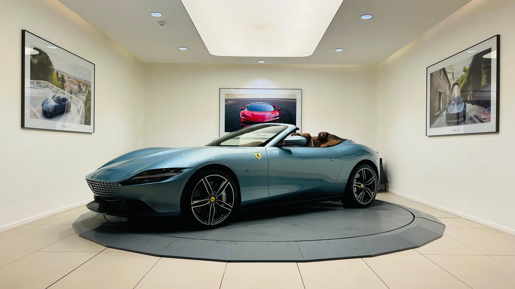 2025 Ferrari Roma Spider offered by a specialist dealer in Balma, France, main photo