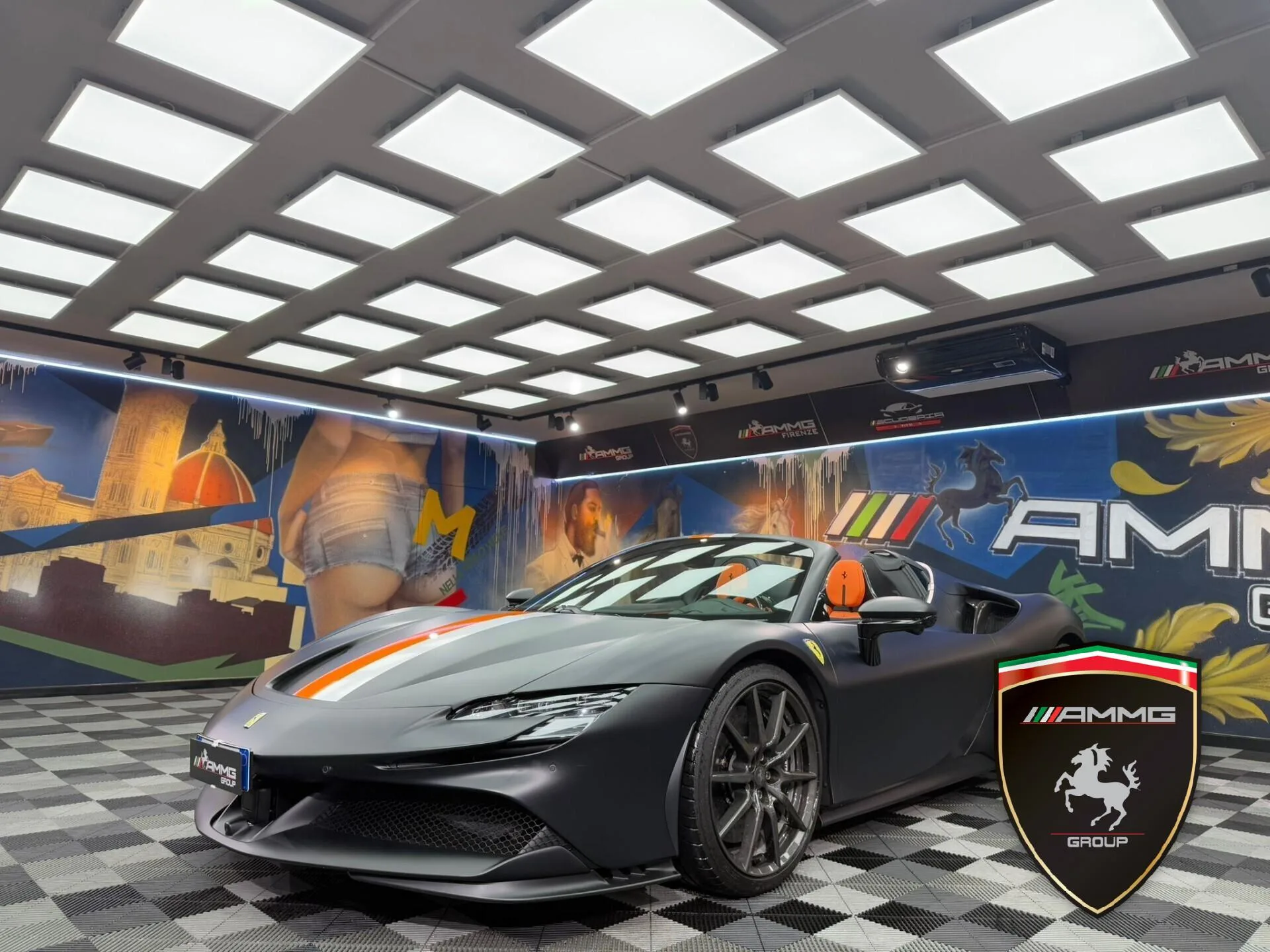 2025 Ferrari SF90 Spider offered by a specialist dealer in Calenzano, Italy, main photo