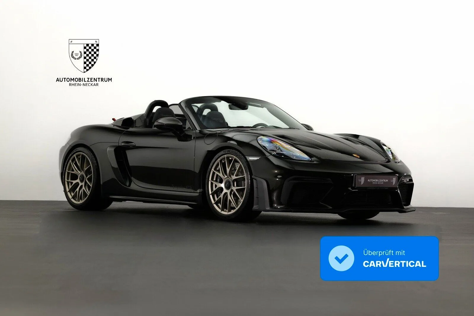 2025 Porsche 718 Spyder RS Weissach package angeboten von einem Supersportwagenhändler in Viernheim, Deutschland, Hauptfoto