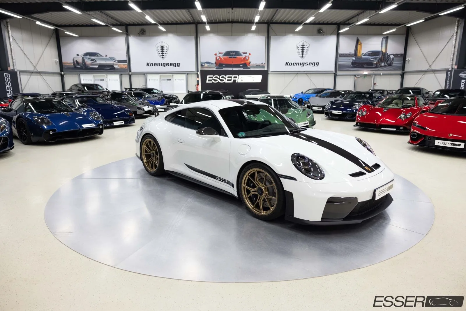 2025 Porsche 911 GT3 Weissach package offered by a specialist dealer in Alsdorf, Germany, main photo