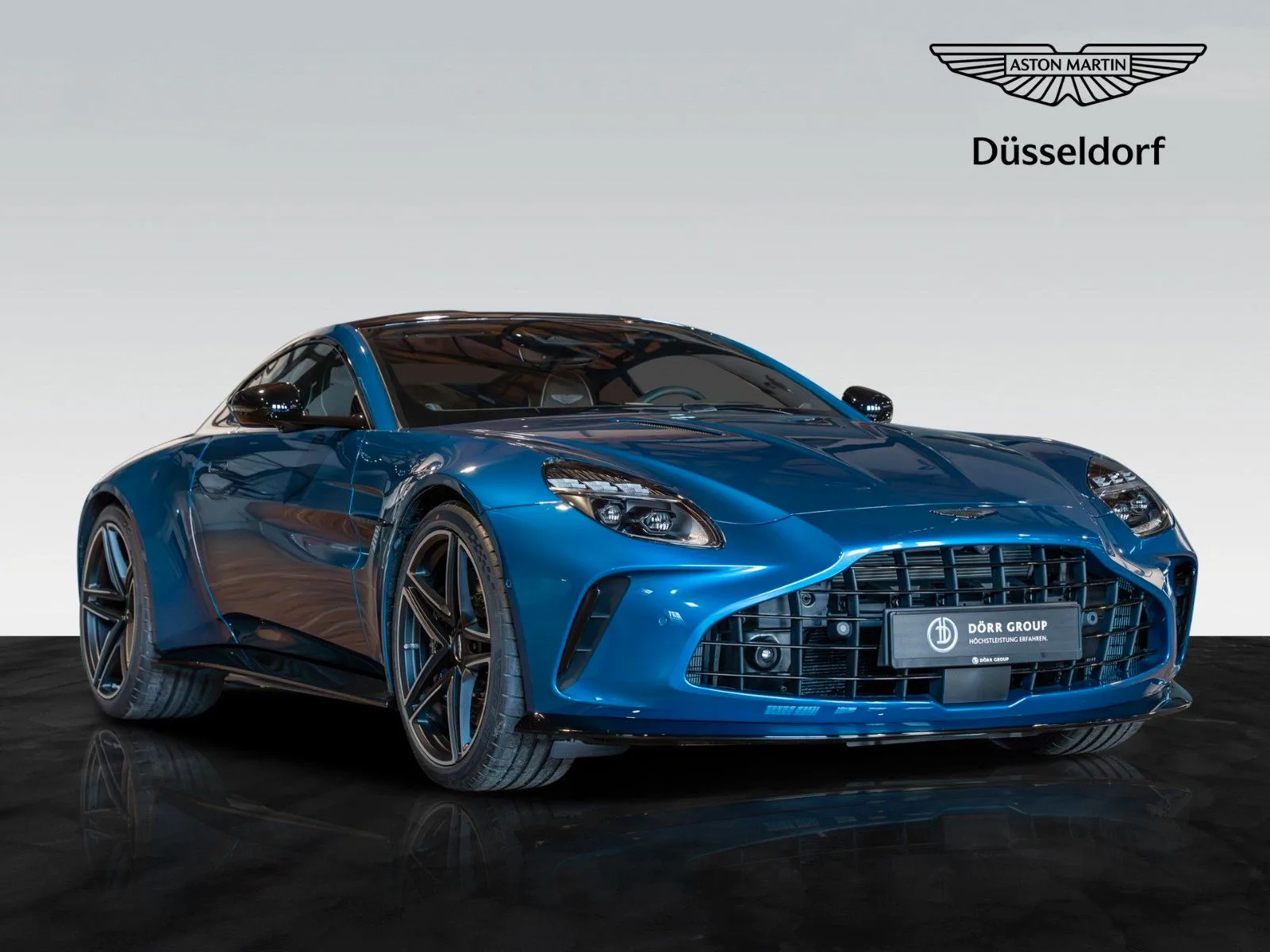2026 Aston Martin V8 Vantage offered by a franchised dealer in Düsseldorf, Germany, main photo