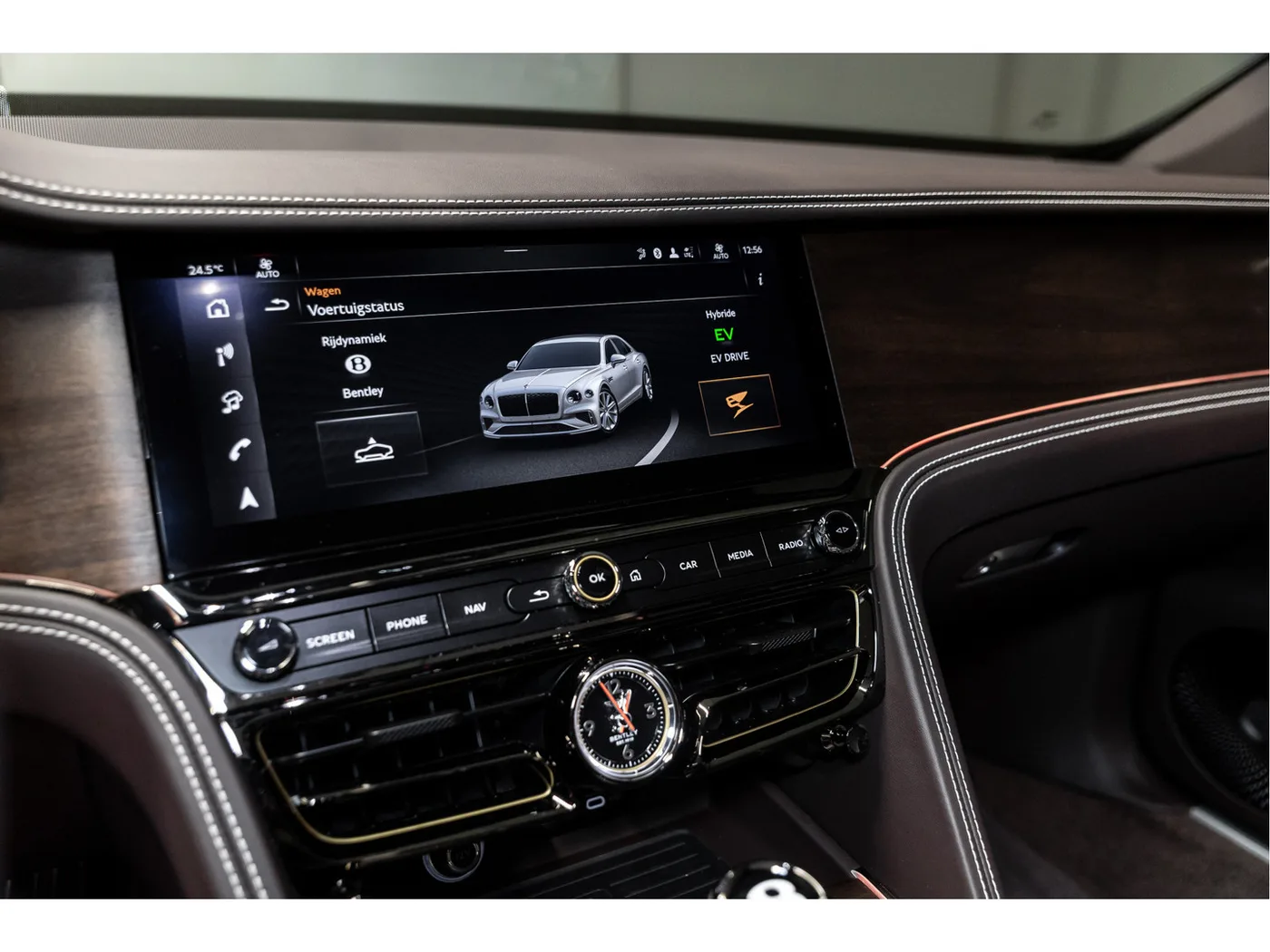 2026 Bentley Flying Spur V8 Hybrid offered by an official Bentley dealer in Leusden, Netherlands, photo 22 of 25