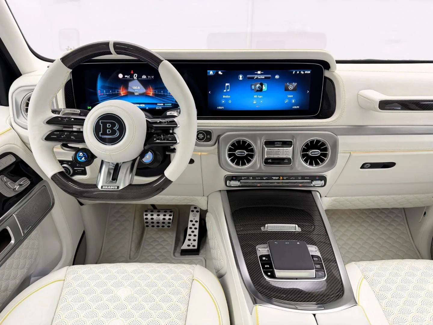 2026 BRABUS G 800 Widestar Masterpiece White Lemon, 2/30