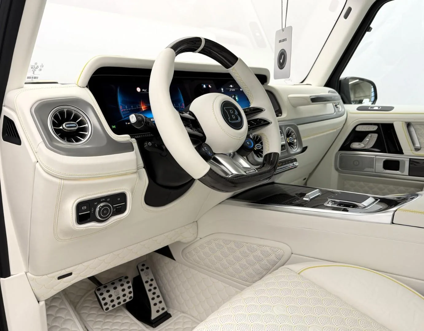 2026 BRABUS G 800 Widestar Masterpiece White Lemon, 13/30