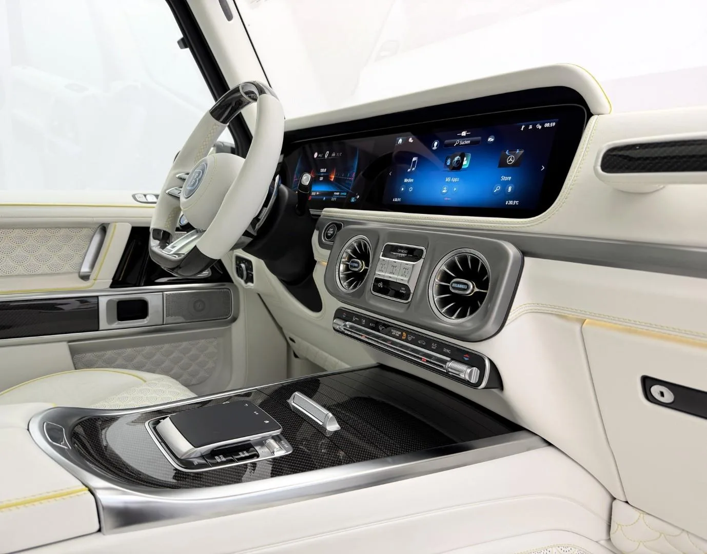 2026 BRABUS G 800 Widestar Masterpiece White Lemon, 14/30