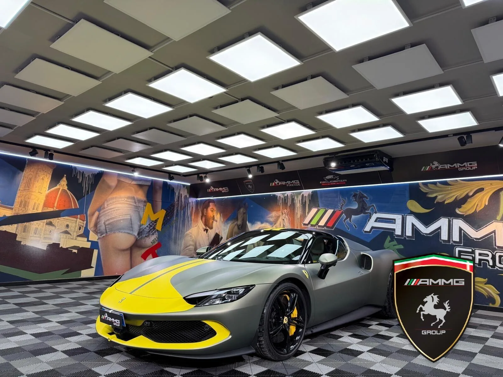 2026 Ferrari 296 GTS offered by a specialist dealer in Calenzano, Italy, main photo