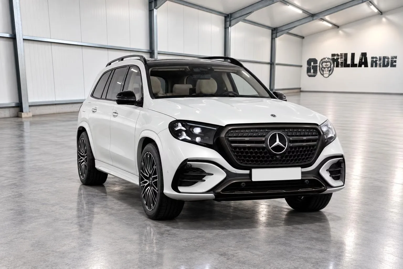 2026 Mercedes-Benz GLS 350 d en un concesionario especializado de Bielefeld, Alemania, foto principal