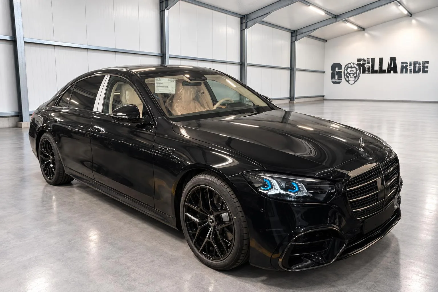 2026 Mercedes-Benz S 580 4MATIC Long, AMG Line, 3/8