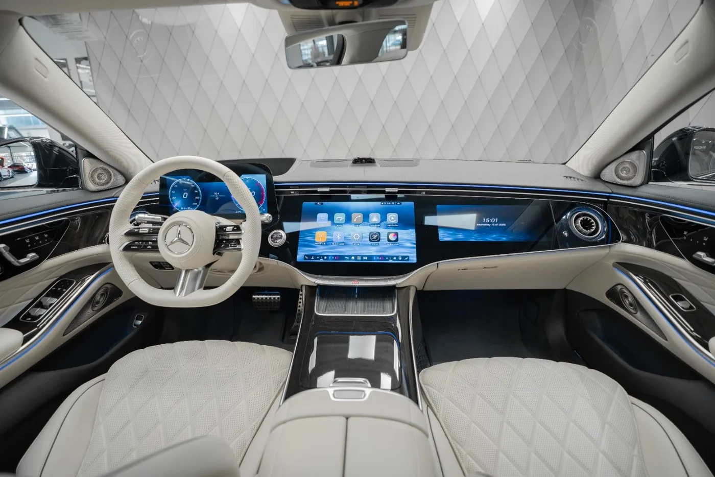 2026 Mercedes-Maybach S 580 offered by a supercar dealer in Schenefeld, Germany, photo 17 of 25