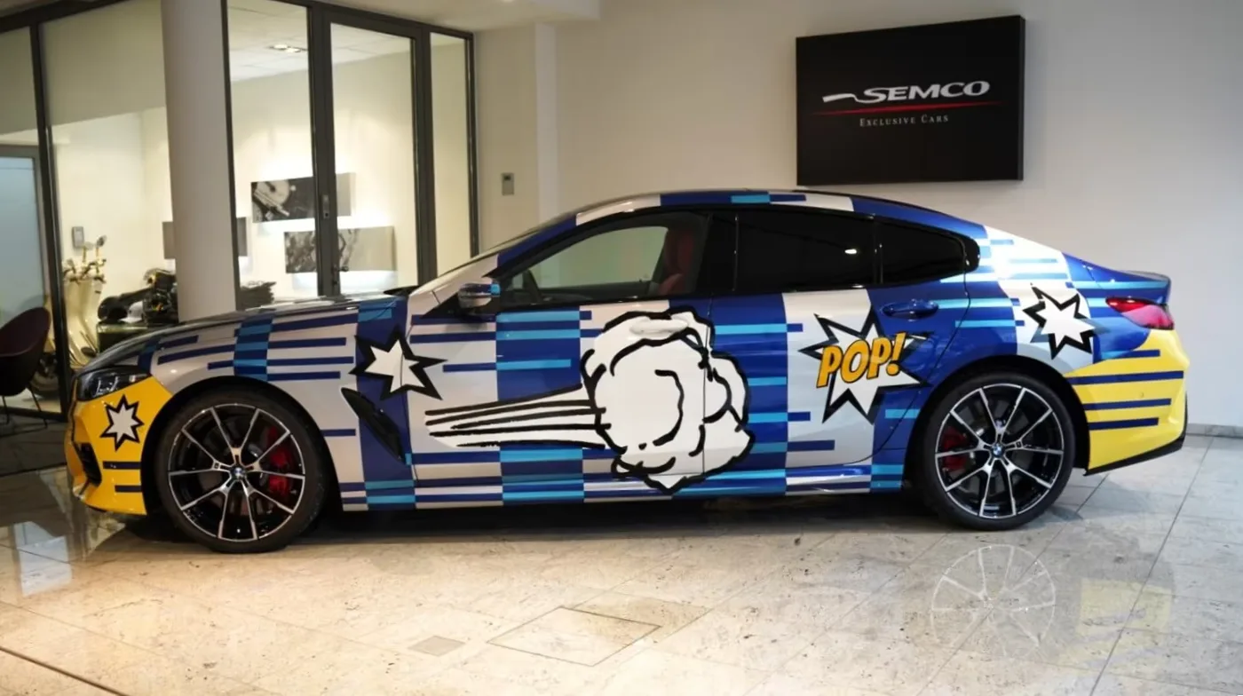 BMW M850i xDrive Gran Coupé THE 8 X JEFF KOONS offered by a specialist dealer in Haar, Germany, photo 2 of 28