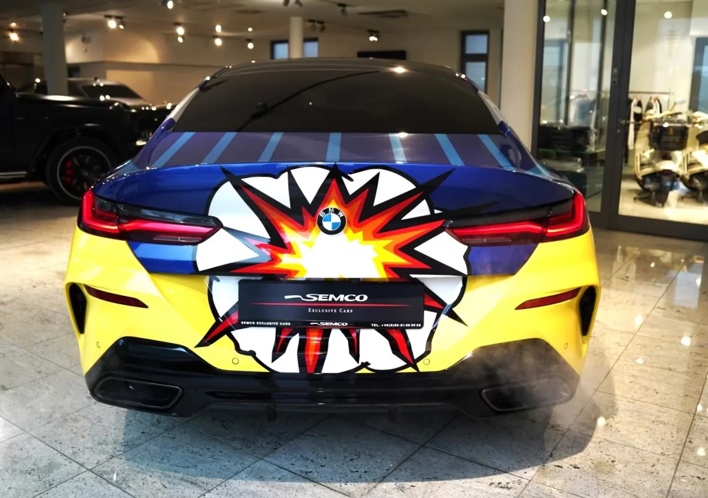 BMW M850i xDrive Gran Coupé THE 8 X JEFF KOONS offered by a specialist dealer in Haar, Germany, photo 5 of 28