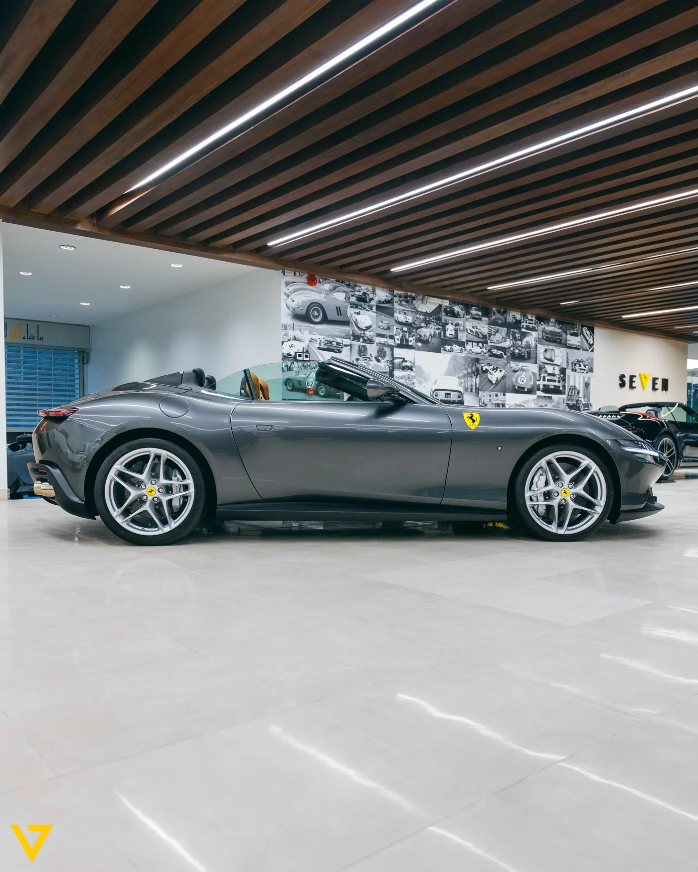 2024 Ferrari Roma Spider offered by a supercar dealer in Riyadh, Saudi Arabia, photo 9 of 16