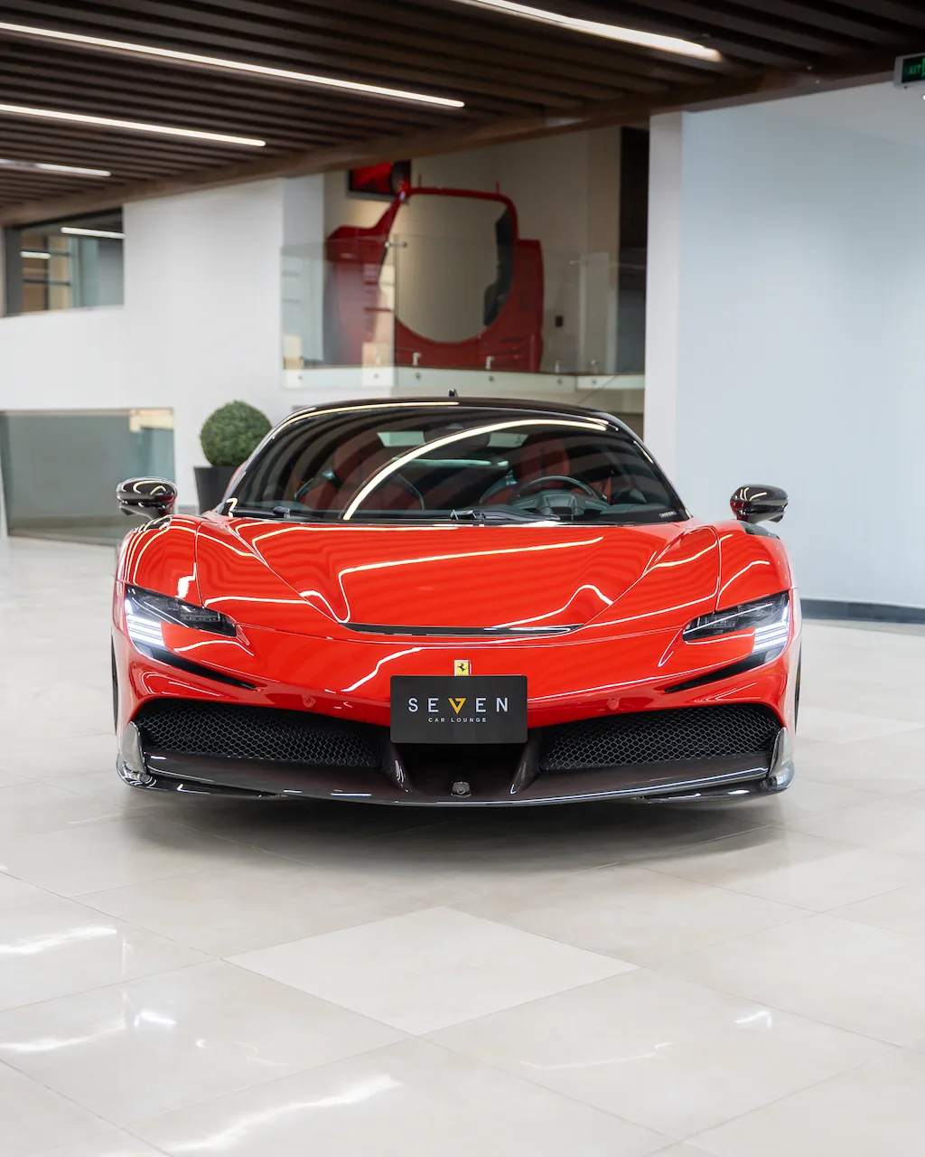 2022 Ferrari SF90 Stradale offered by a supercar dealer in Riyadh, Saudi Arabia, photo 3 of 18