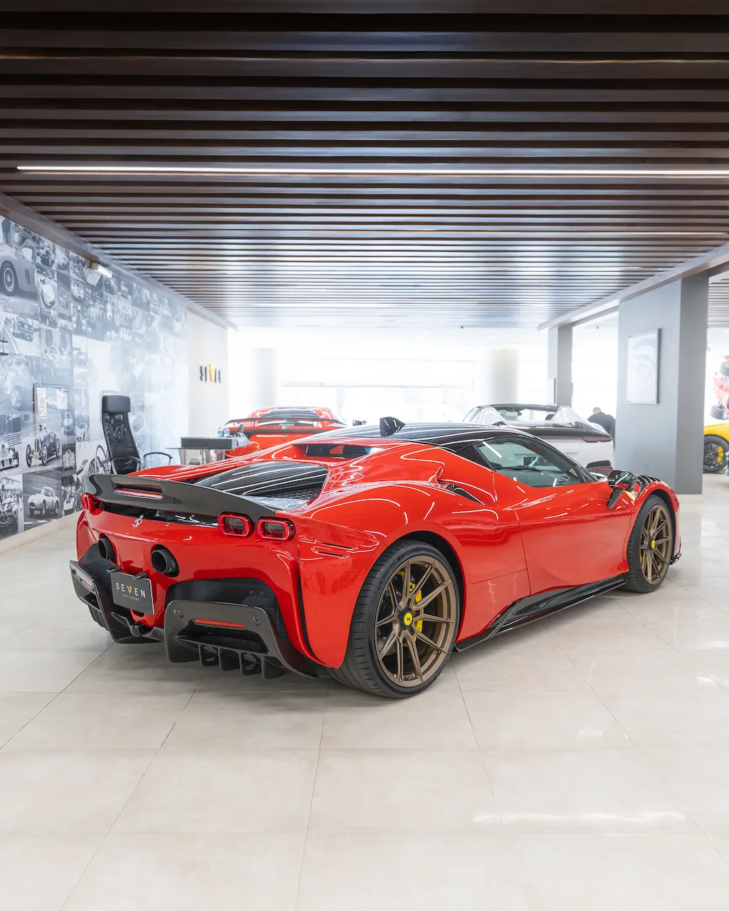 2022 Ferrari SF90 Stradale offered by a supercar dealer in Riyadh, Saudi Arabia, photo 6 of 18