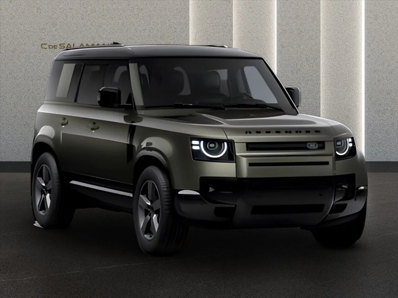 Land Rover Defender offered by a specialist dealer in Madrid, main photo