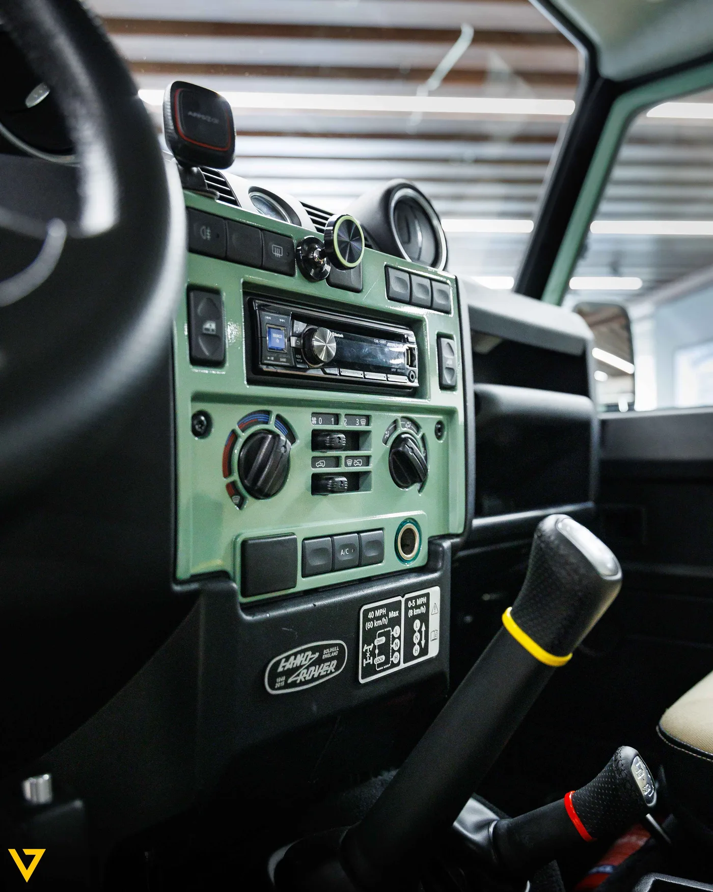 Land Rover Defender Heritage offered by a supercar dealer in Riyadh, Saudi Arabia, photo 7 of 16