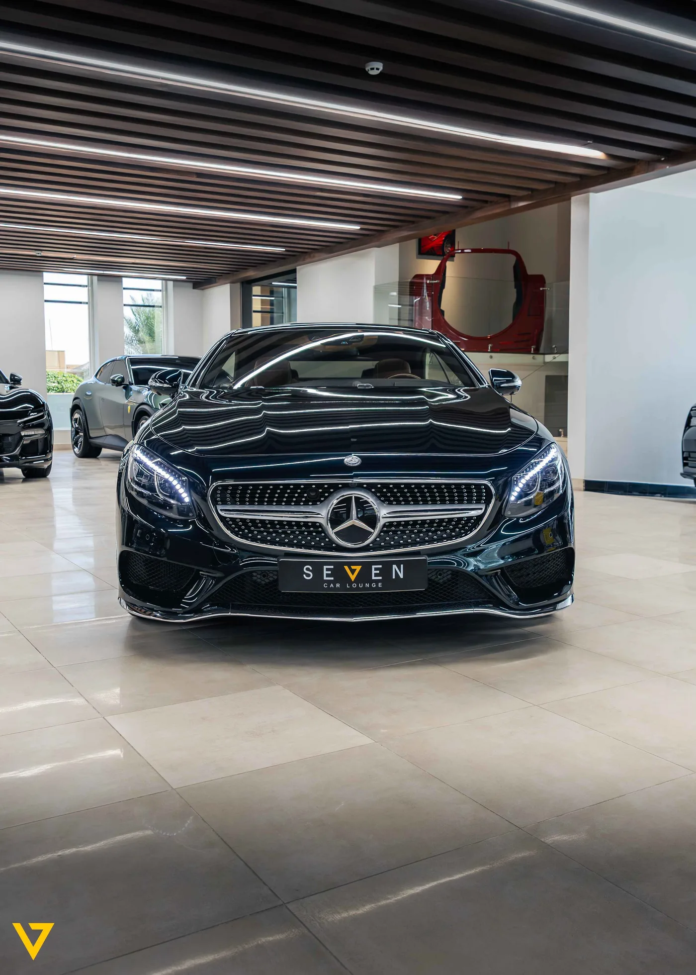 Mercedes-Benz S 500 Coupé offered by a supercar dealer in Riyadh, Saudi Arabia, photo 2 of 24
