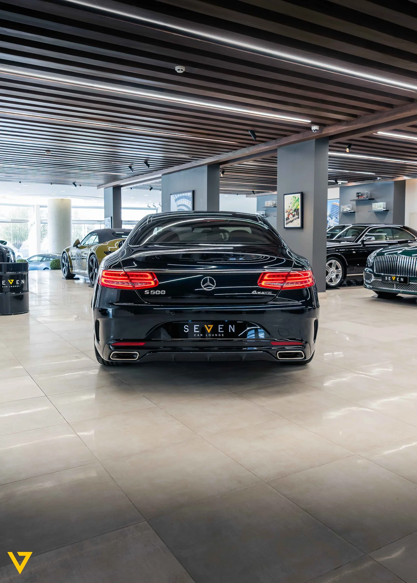 Mercedes-Benz S 500 Coupé offered by a supercar dealer in Riyadh, Saudi Arabia, photo 21 of 24