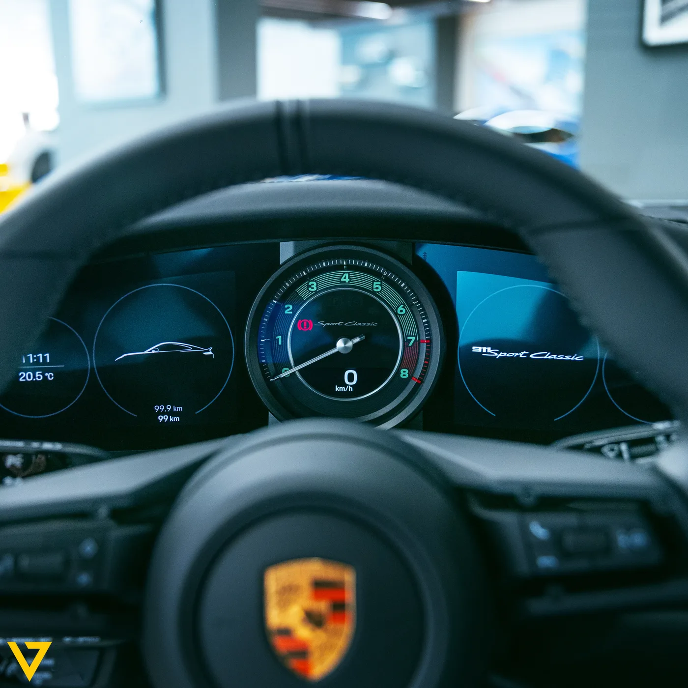 Porsche 911 Sport Classic offered by a supercar dealer in Riyadh, Saudi Arabia, photo 7 of 21
