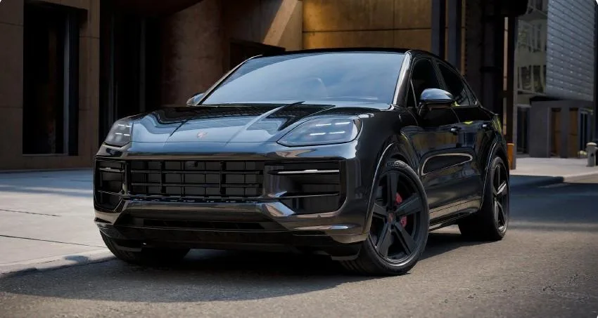 Porsche Cayenne GTS Coupé proposée par un concessionnaire spécialisé à Täby, Suède, photo principale