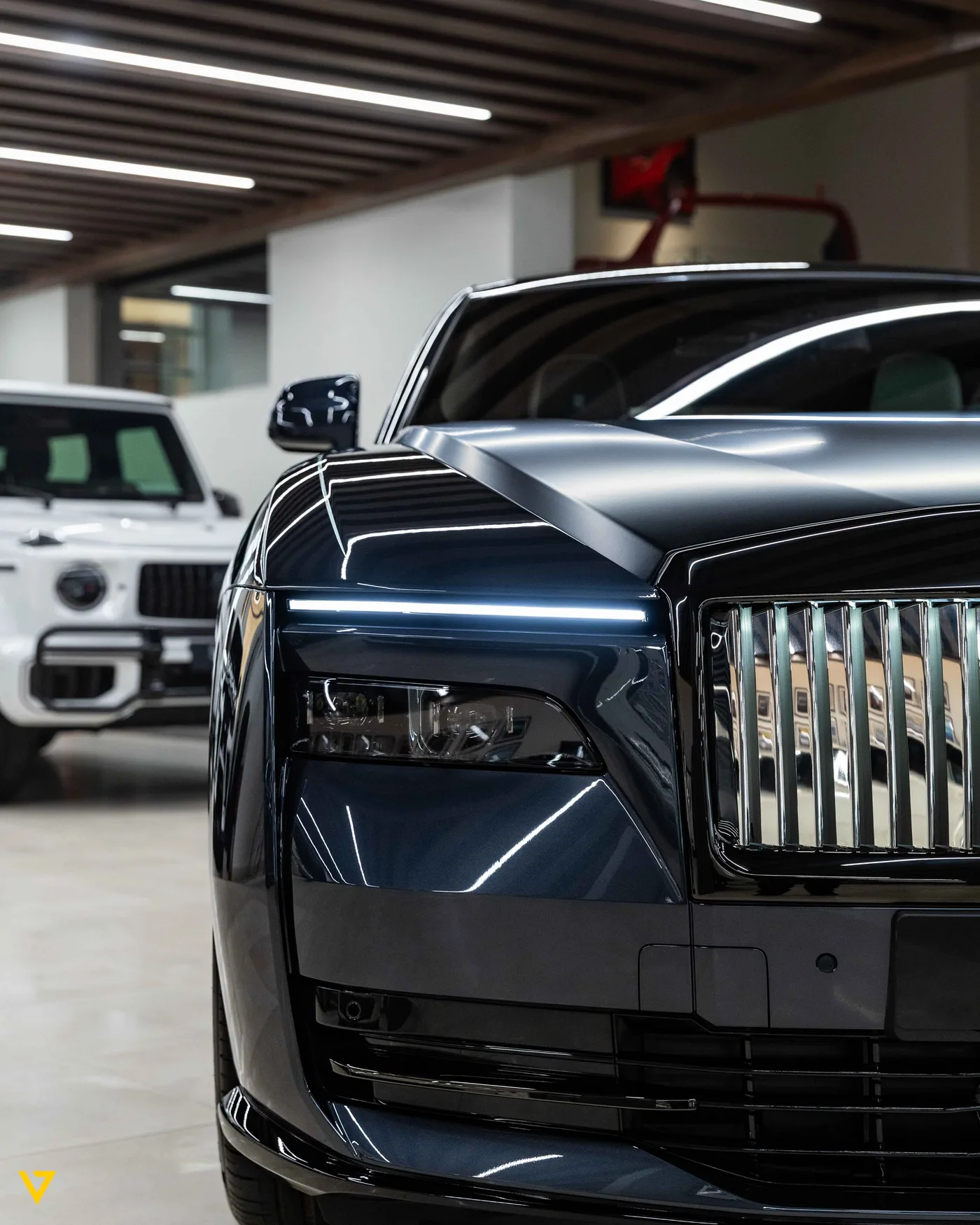 Rolls-Royce Spectre Black Badge offered by a supercar dealer in Riyadh, Saudi Arabia, photo 3 of 19