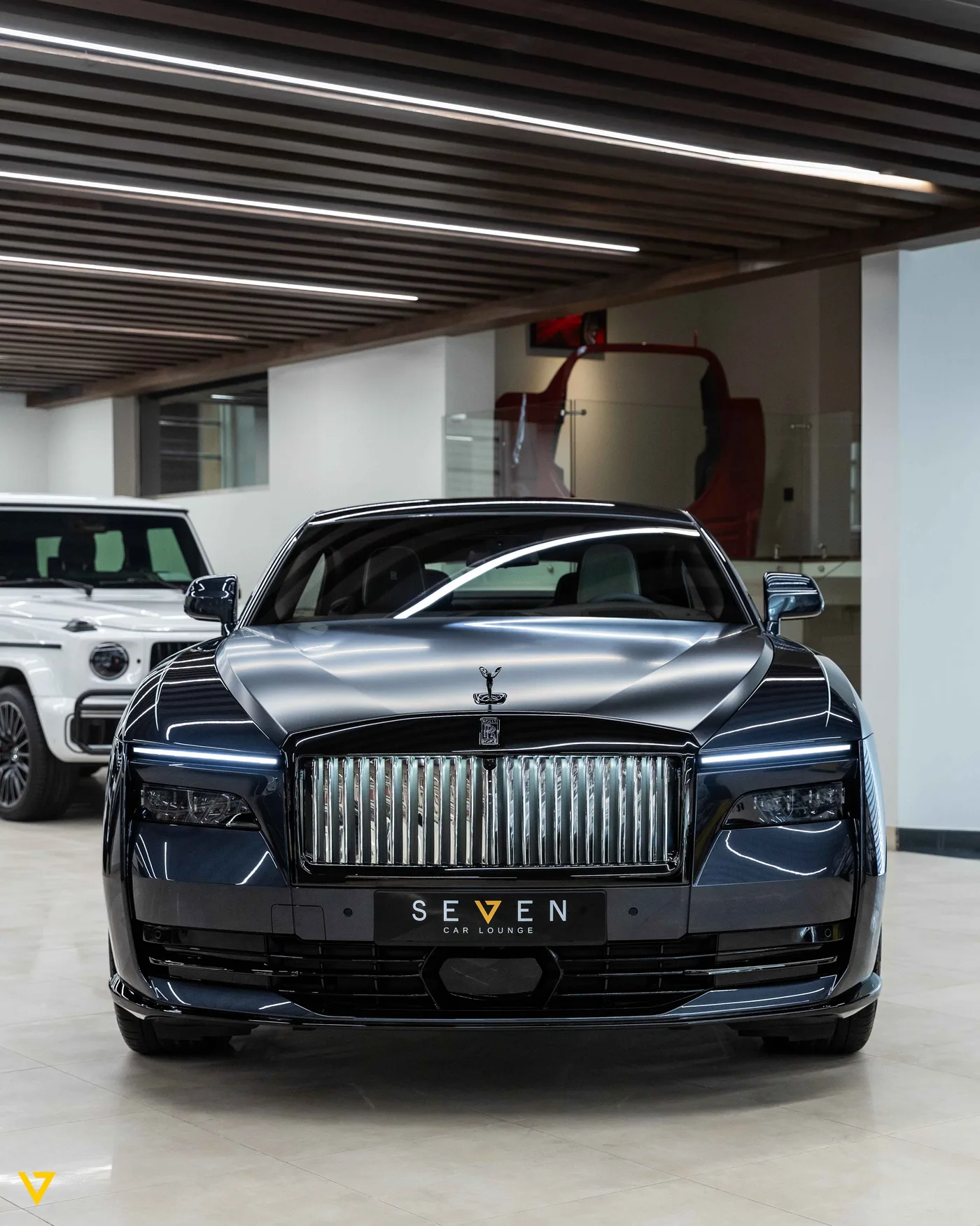 Rolls-Royce Spectre Black Badge offered by a supercar dealer in Riyadh, Saudi Arabia, photo 4 of 19