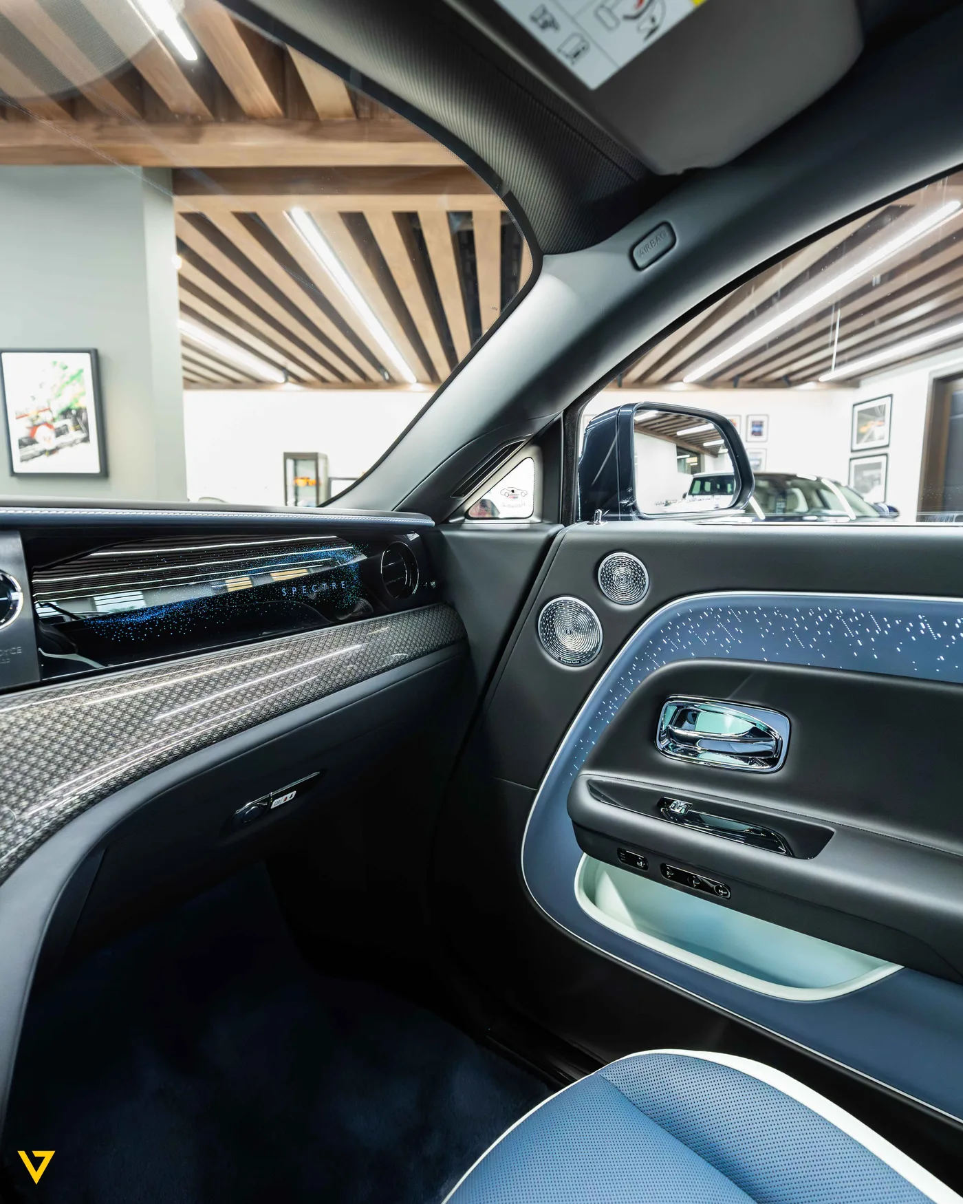 Rolls-Royce Spectre Black Badge offered by a supercar dealer in Riyadh, Saudi Arabia, photo 9 of 19