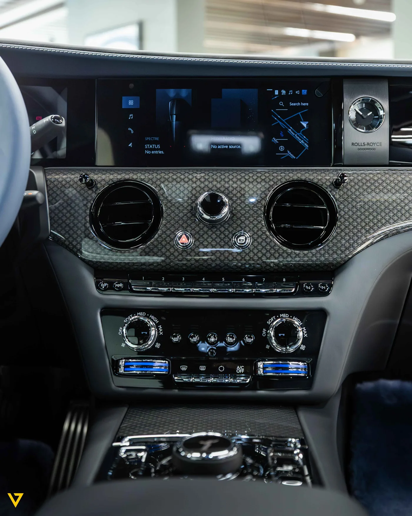 Rolls-Royce Spectre Black Badge offered by a supercar dealer in Riyadh, Saudi Arabia, photo 14 of 19