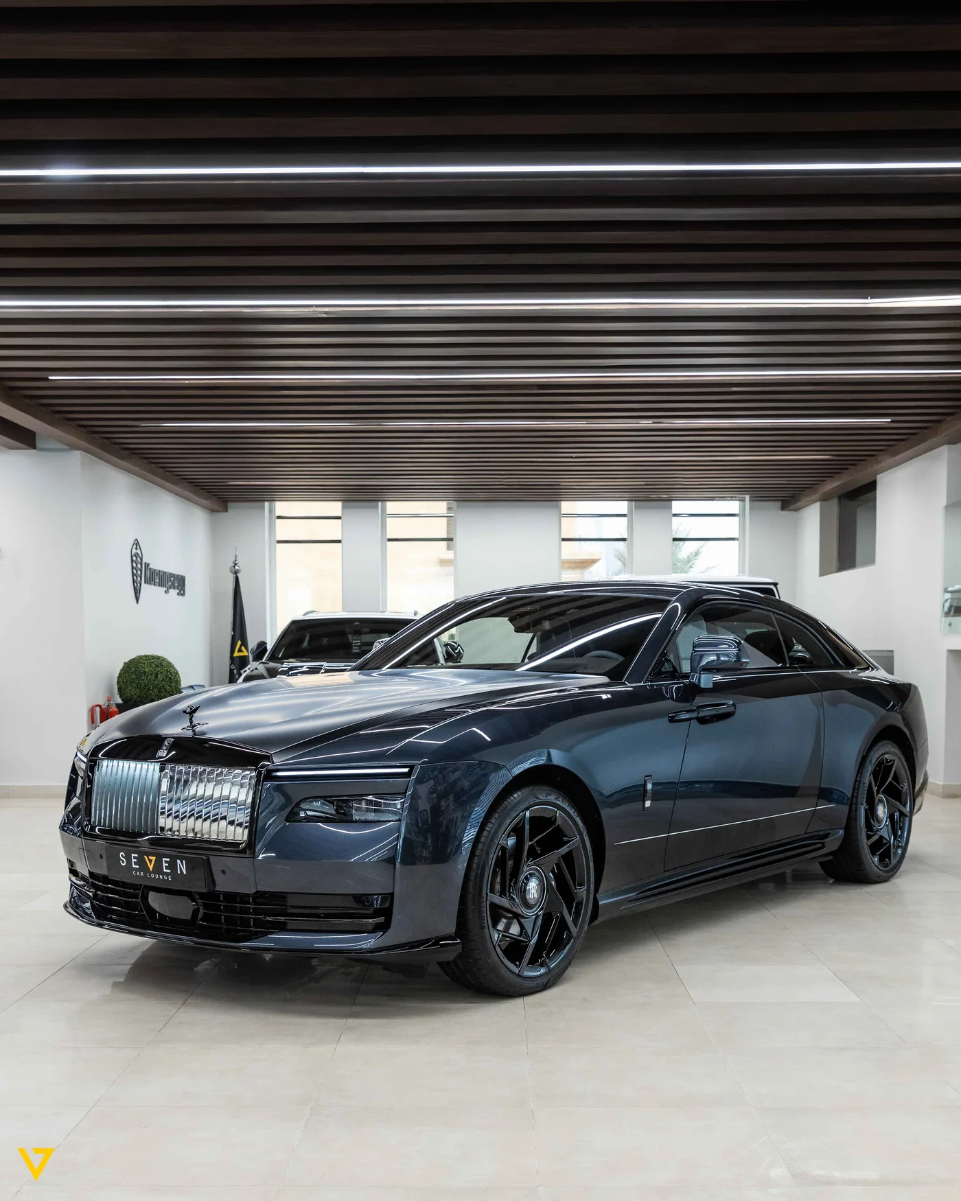 Rolls-Royce Spectre Black Badge offered by a supercar dealer in Riyadh, Saudi Arabia, photo 15 of 19