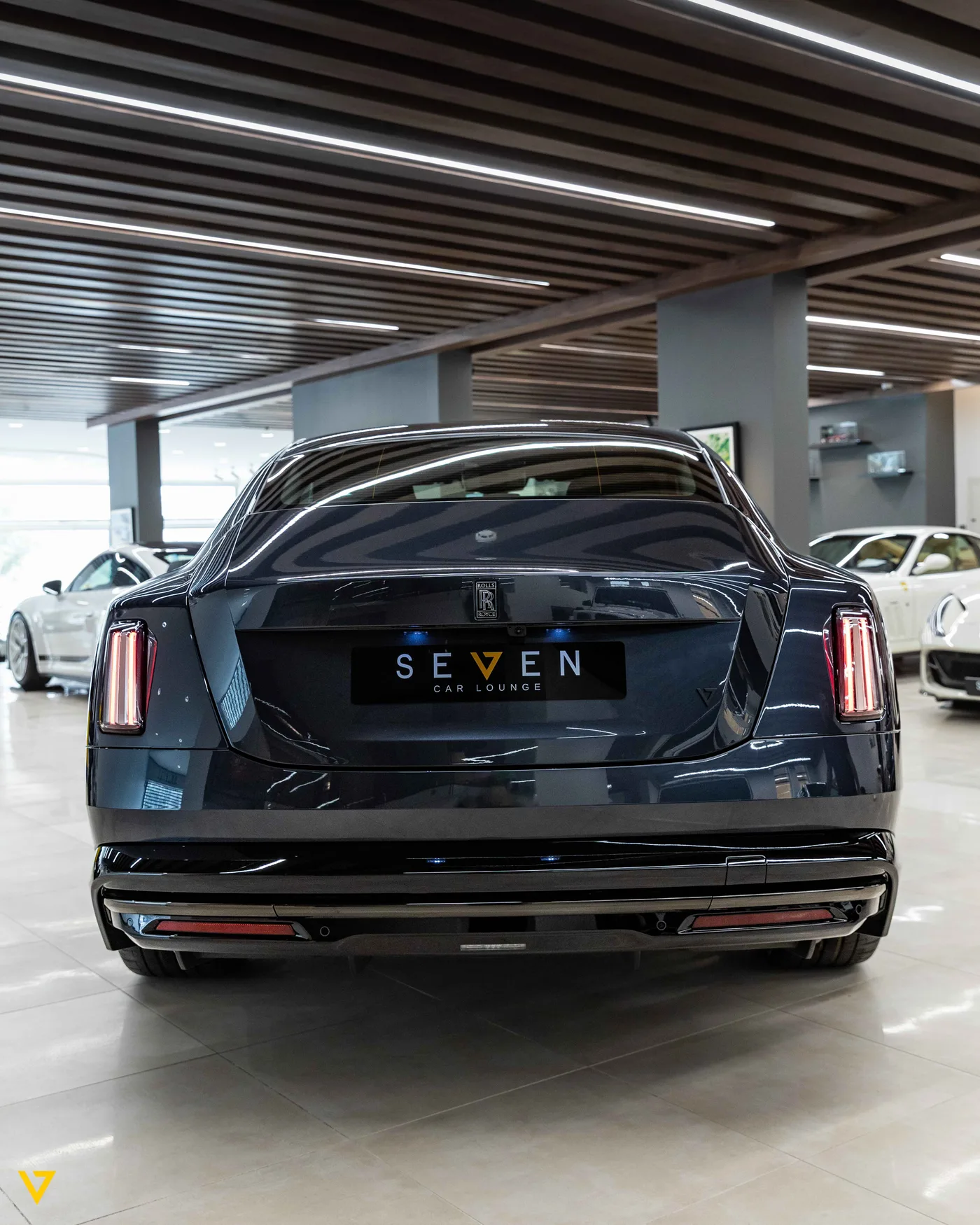 Rolls-Royce Spectre Black Badge offered by a supercar dealer in Riyadh, Saudi Arabia, photo 17 of 19