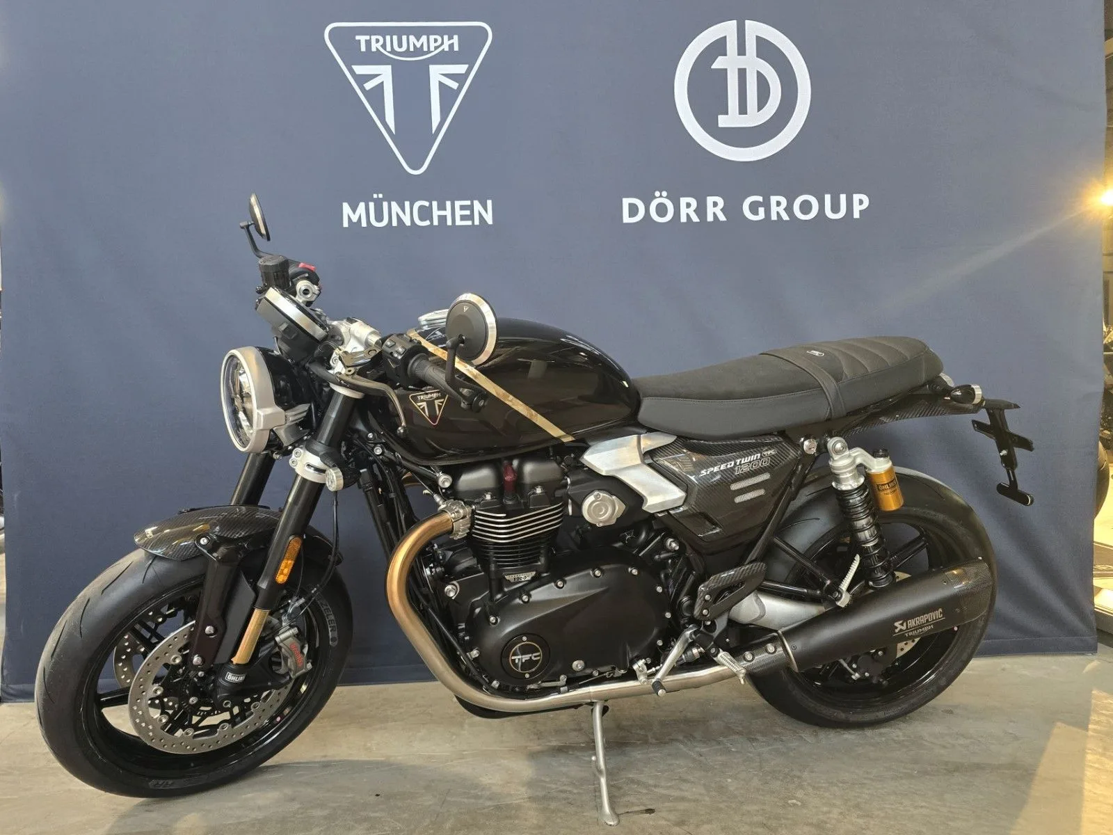 Triumph Speed Twin 1200 TFC angeboten von einem Vertragshändler in München, Deutschland, Hauptfoto